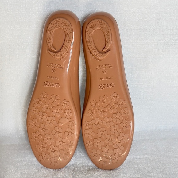 Oka B Taylor Shiny Ballet Flats Womens Size 10 - Picture 6 of 6